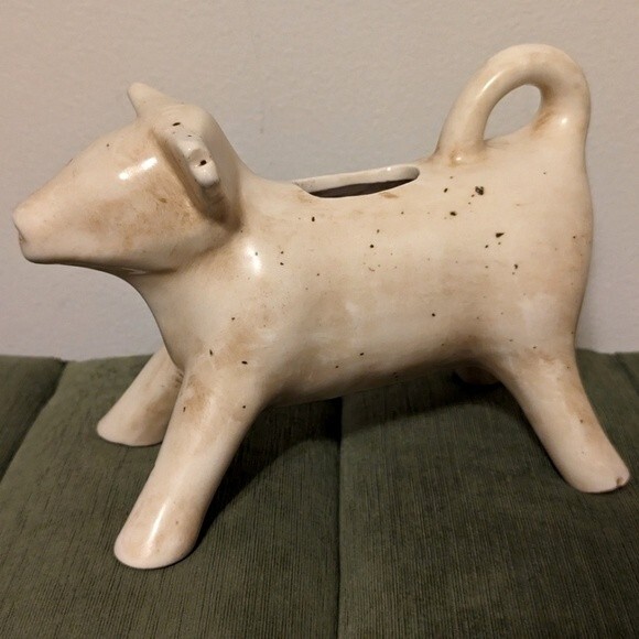 Vintage Ceramic Cow Creamer - Picture 2 of 11